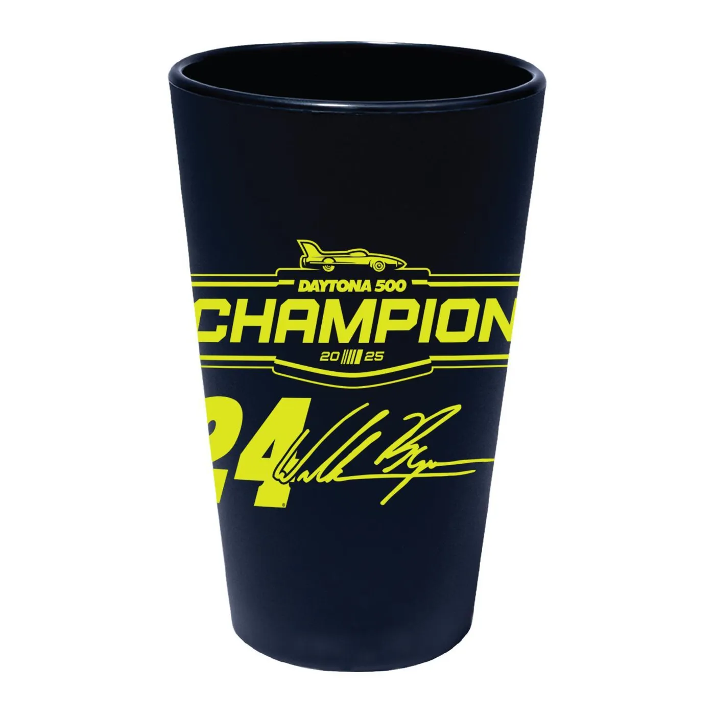 Hendrick Motorsports William Byron #24 2025 Daytona 500 RACE WIN 16oz Silicone Pint Glass