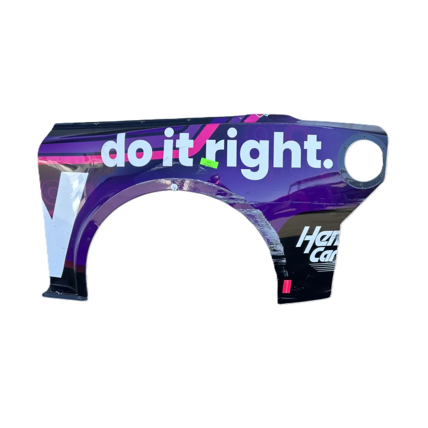 Hendrick Motorsports Race Used 2025 Alex Bowman #48 Ally Left Rear Quarter Panel - Daytona Duel 2