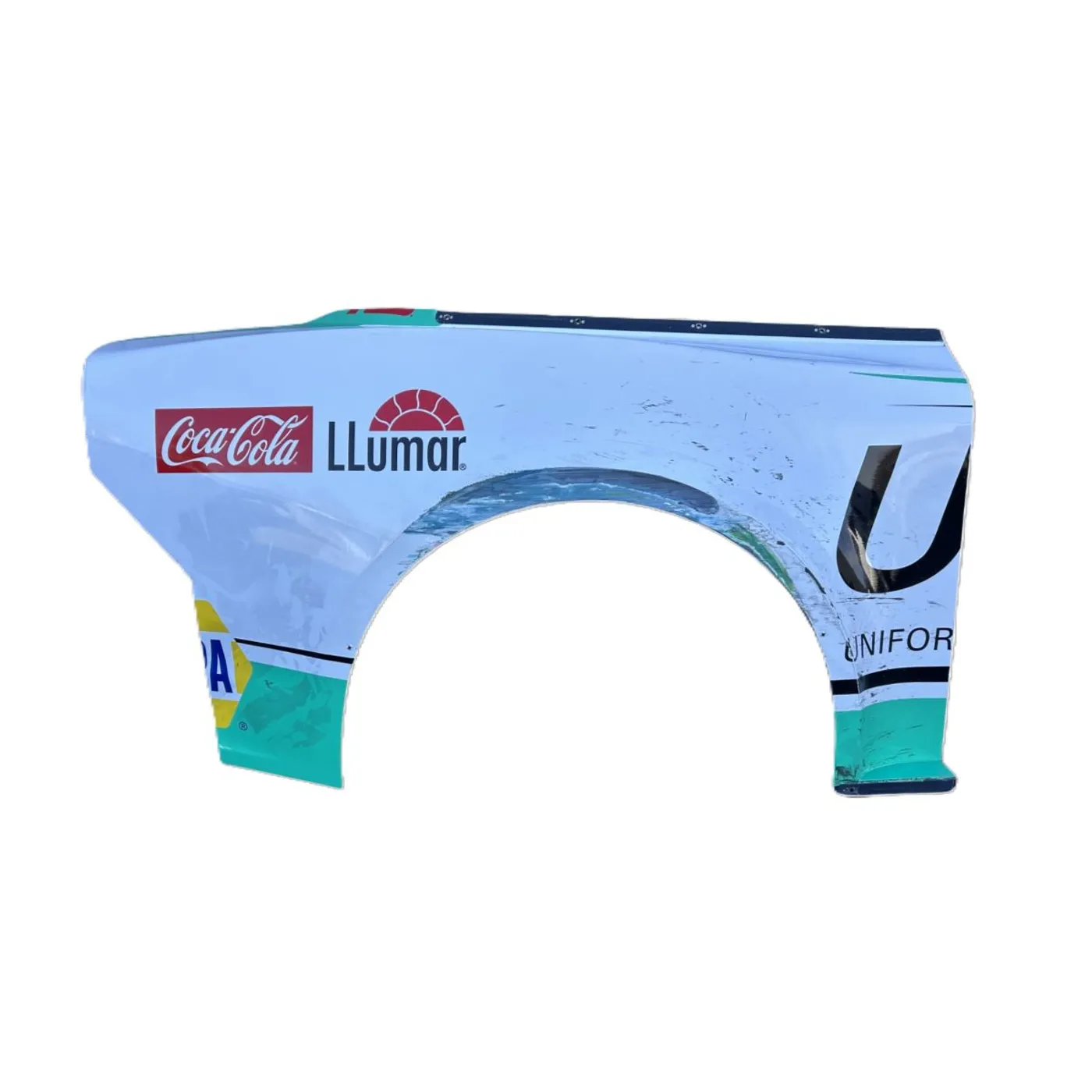 Hendrick Motorsports Race Used 2024 Chase Elliott #9 UniFirst Right Rear Quarter Panel - Charlotte 2