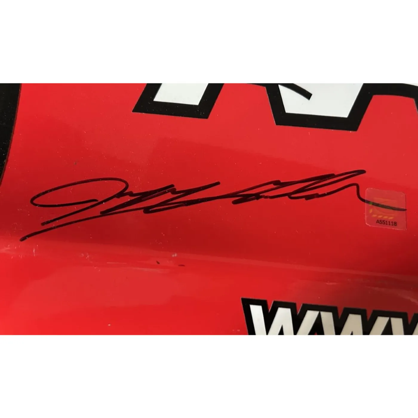 Hendrick Motorsports AUTOGRAPHED Race Used 2015 Jeff Gordon #24 3M 8" x 10" Partial Side - Richmond 2