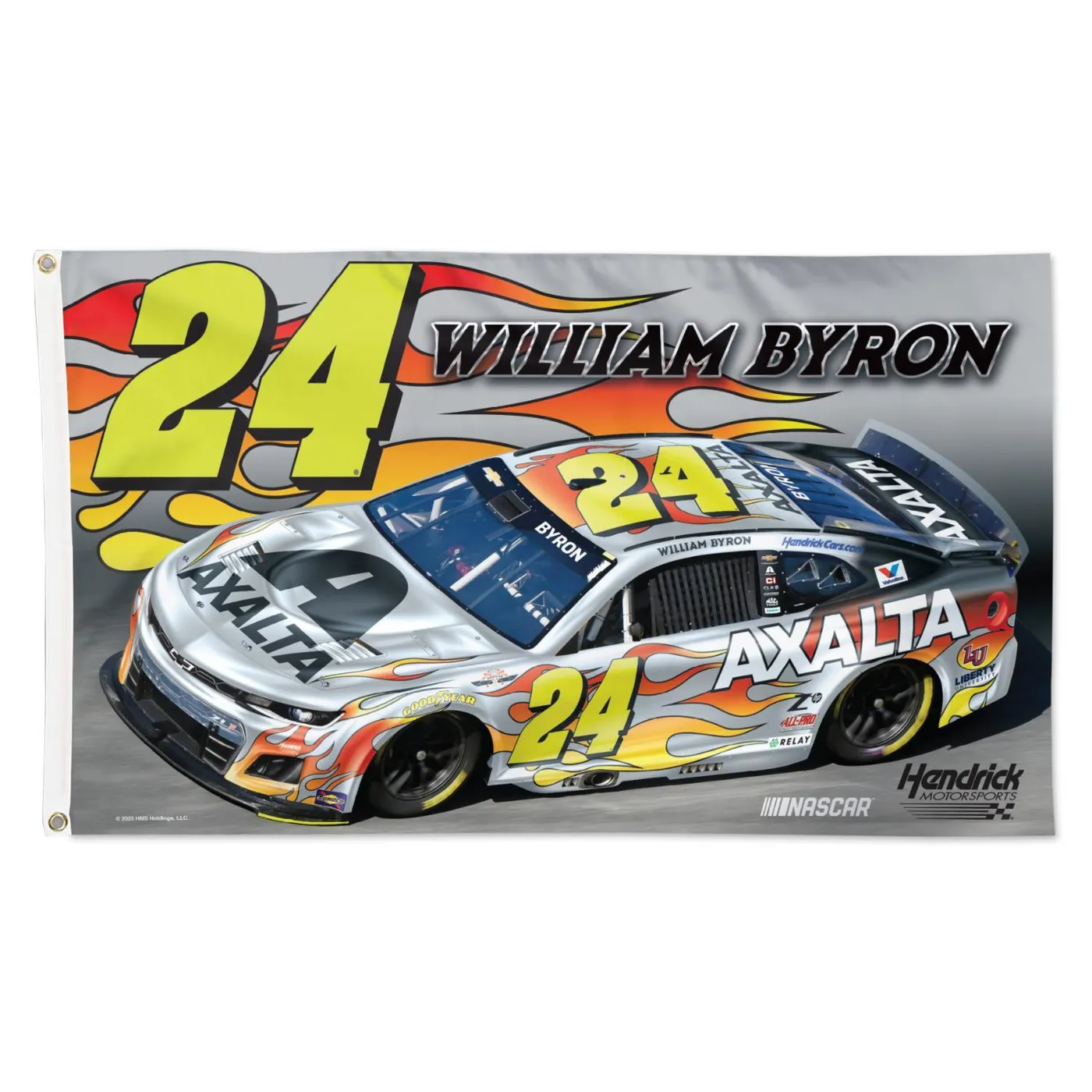 Hendrick Motorsports William Byron #24 Axalta Darlington Throwback 3' x 5' Flag