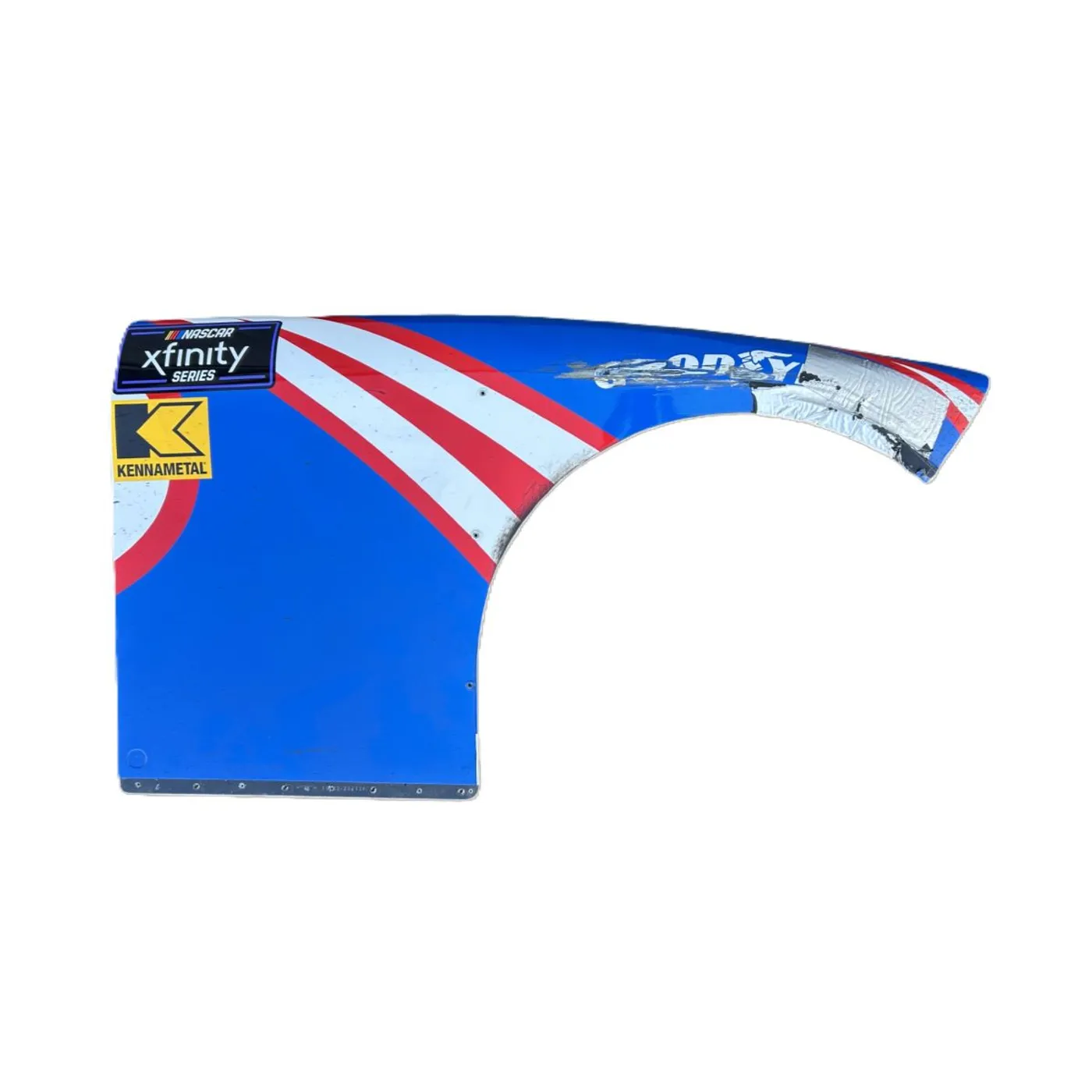 Hendrick Motorsports Race Used 2025 Kyle Larson #17 NXS HendrickCars.com Right Front Fender - Miami
