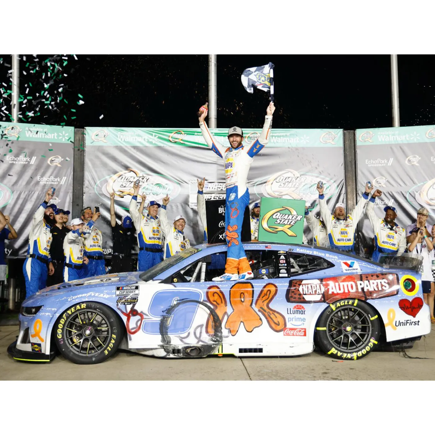 Hendrick Motorsports Chase Elliott #9 2025 Atlanta 2 RACE WIN 1:24 HO Die-Cast