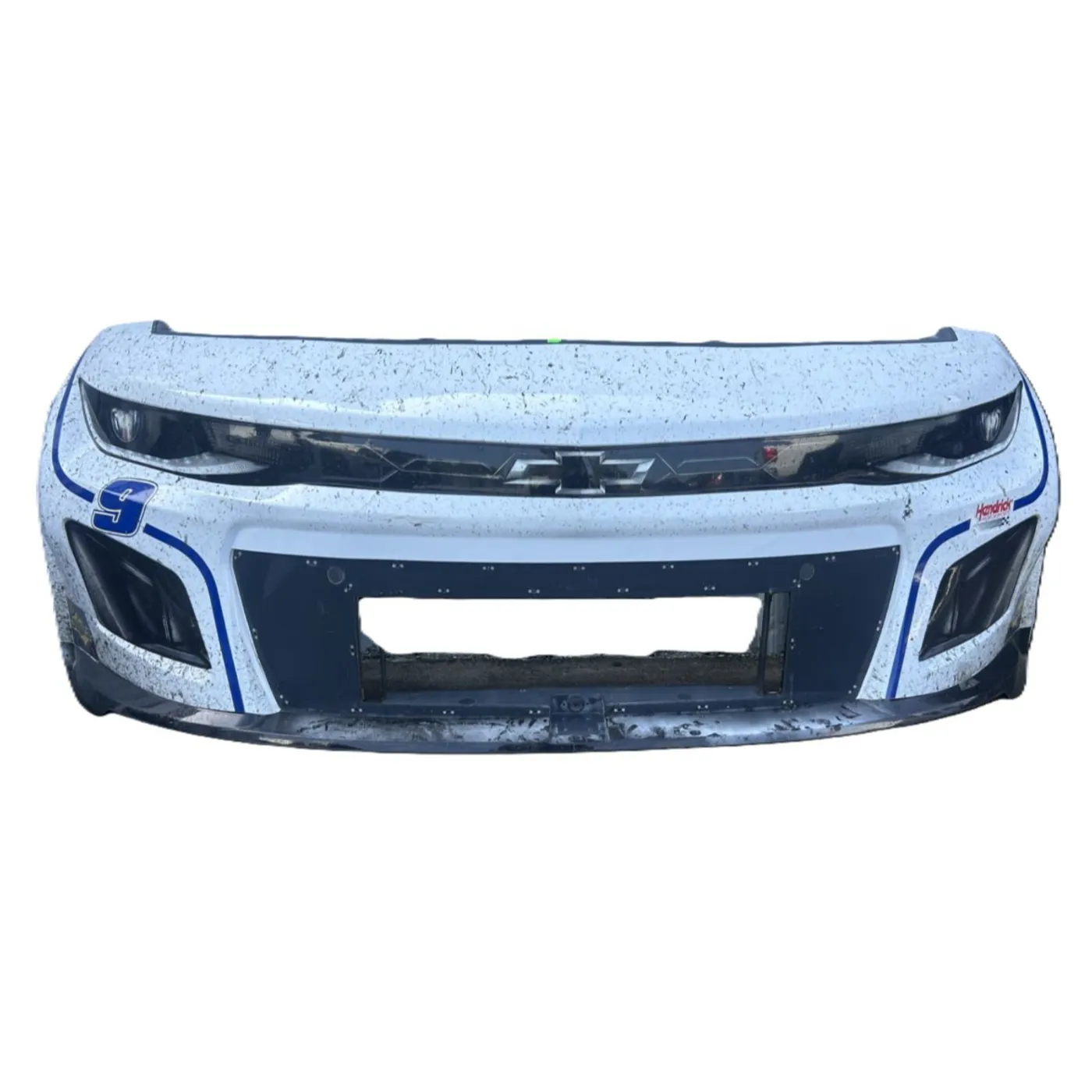 Hendrick Motorsports Race Used 2025 Chase Elliott #9 White NAPA Auto Parts Nose - Indianapolis