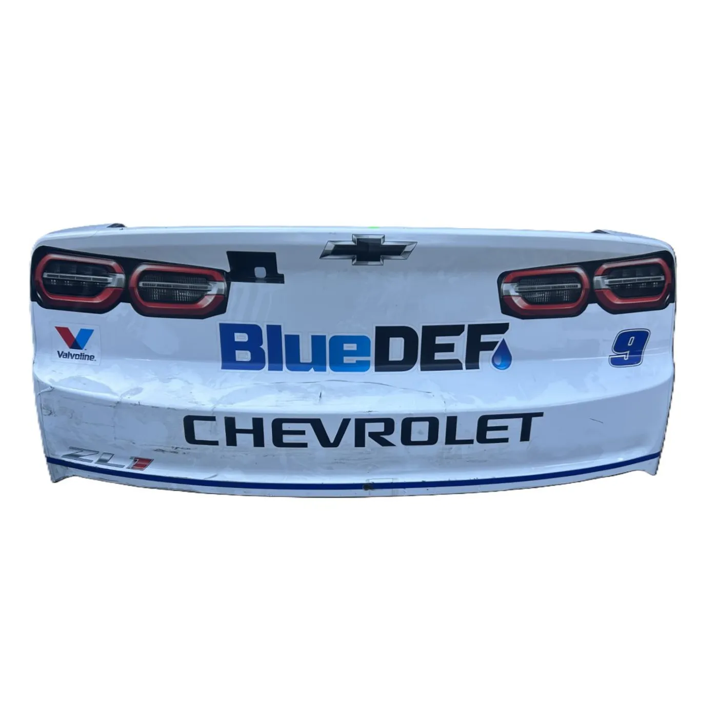 Hendrick Motorsports Race Used 2025 Chase Elliott #9 White NAPA Auto Parts Rear Bumper - Indianapolis