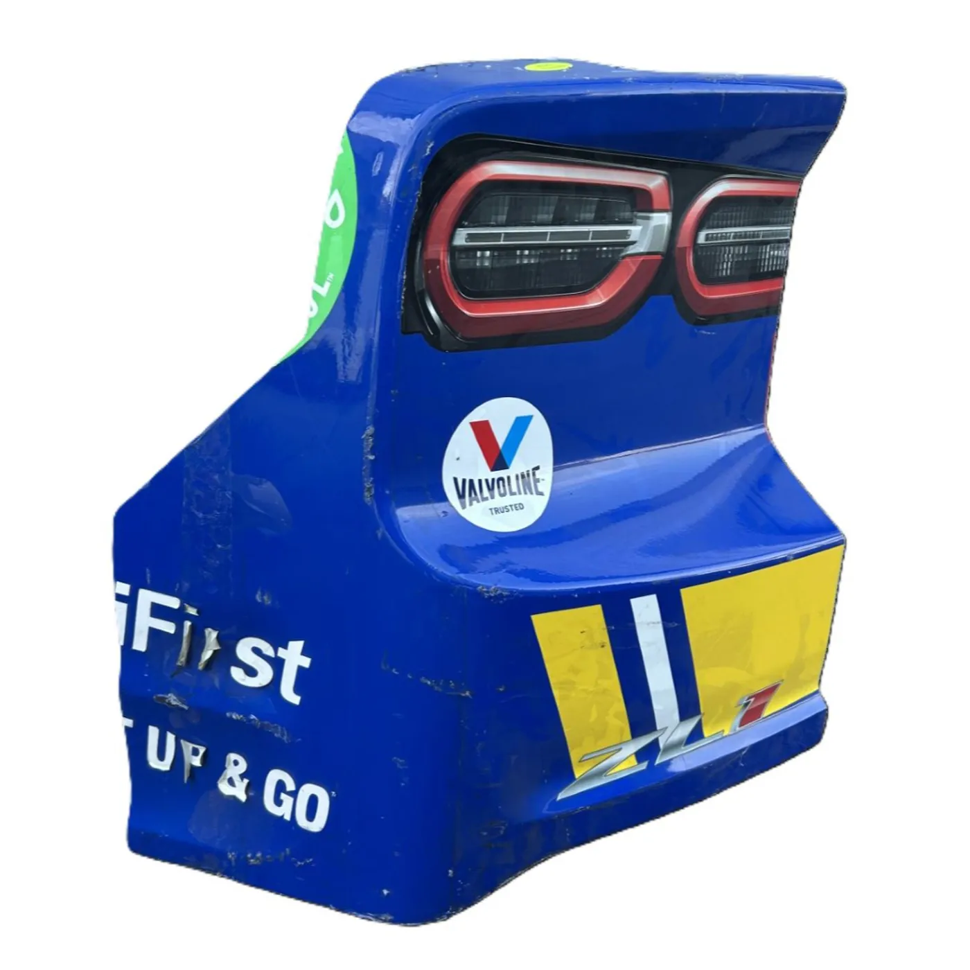 Hendrick Motorsports Race Used 2023 Chase Elliott #9 NAPA Auto Parts Left Rear Bumper - Nashville