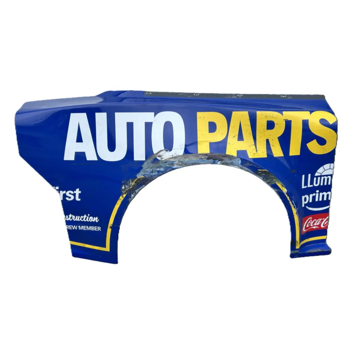 Hendrick Motorsports Race Used 2025 Chase Elliott #9 NAPA Auto Parts Right Rear Quarter Panel - Iowa