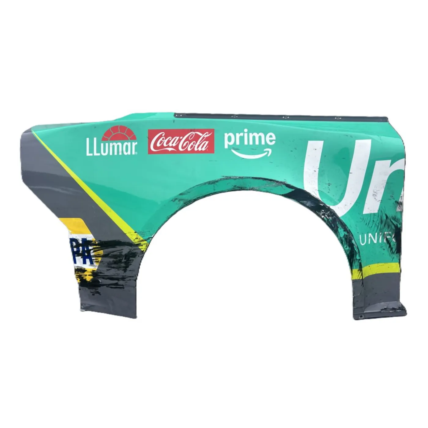 Hendrick Motorsports Race Used 2025 Chase Elliott #9 UniFirst Right Rear Quarter Panel - Richmond