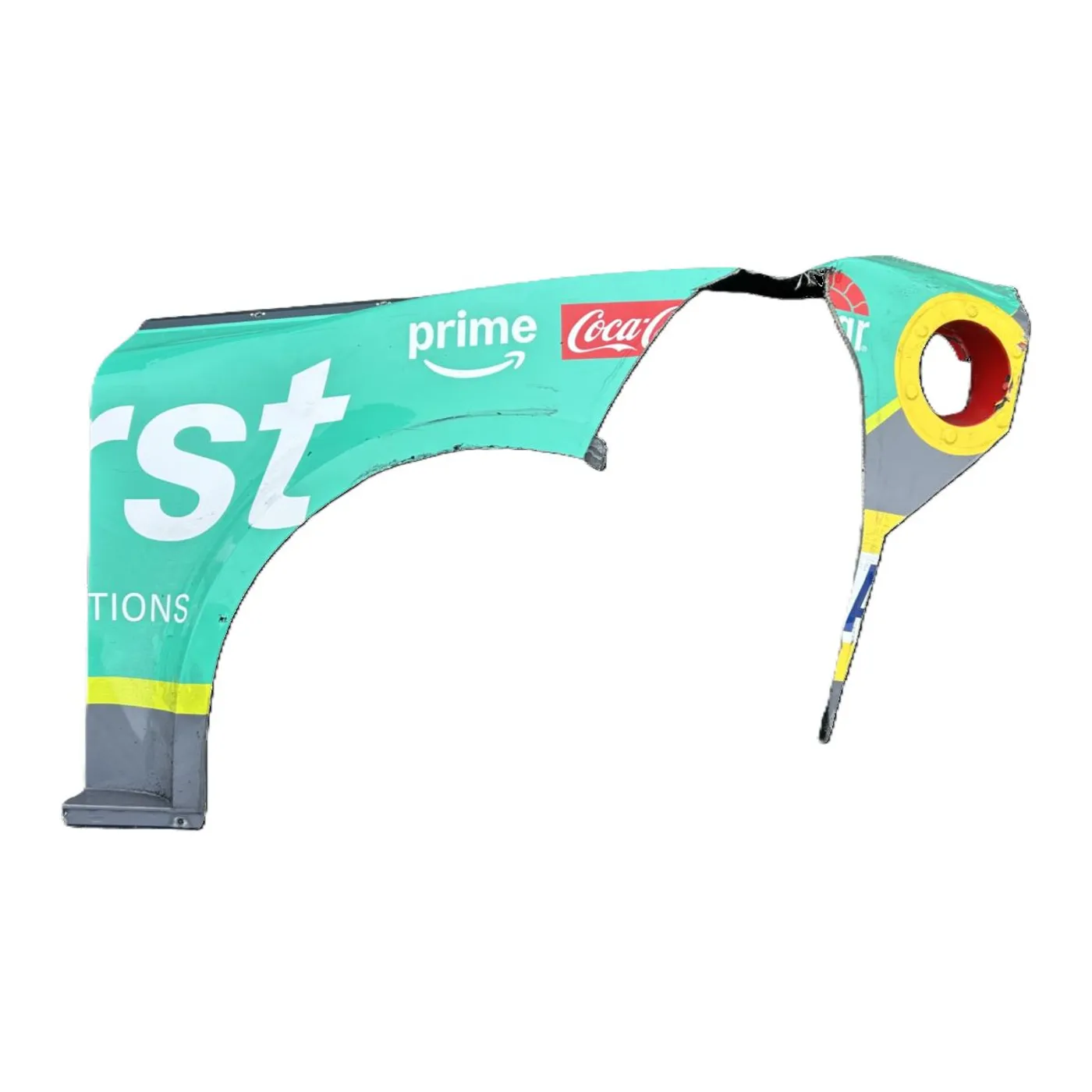 Hendrick Motorsports Race Used 2025 Chase Elliott #9 UniFirst Left Rear Quarter Panel - Richmond
