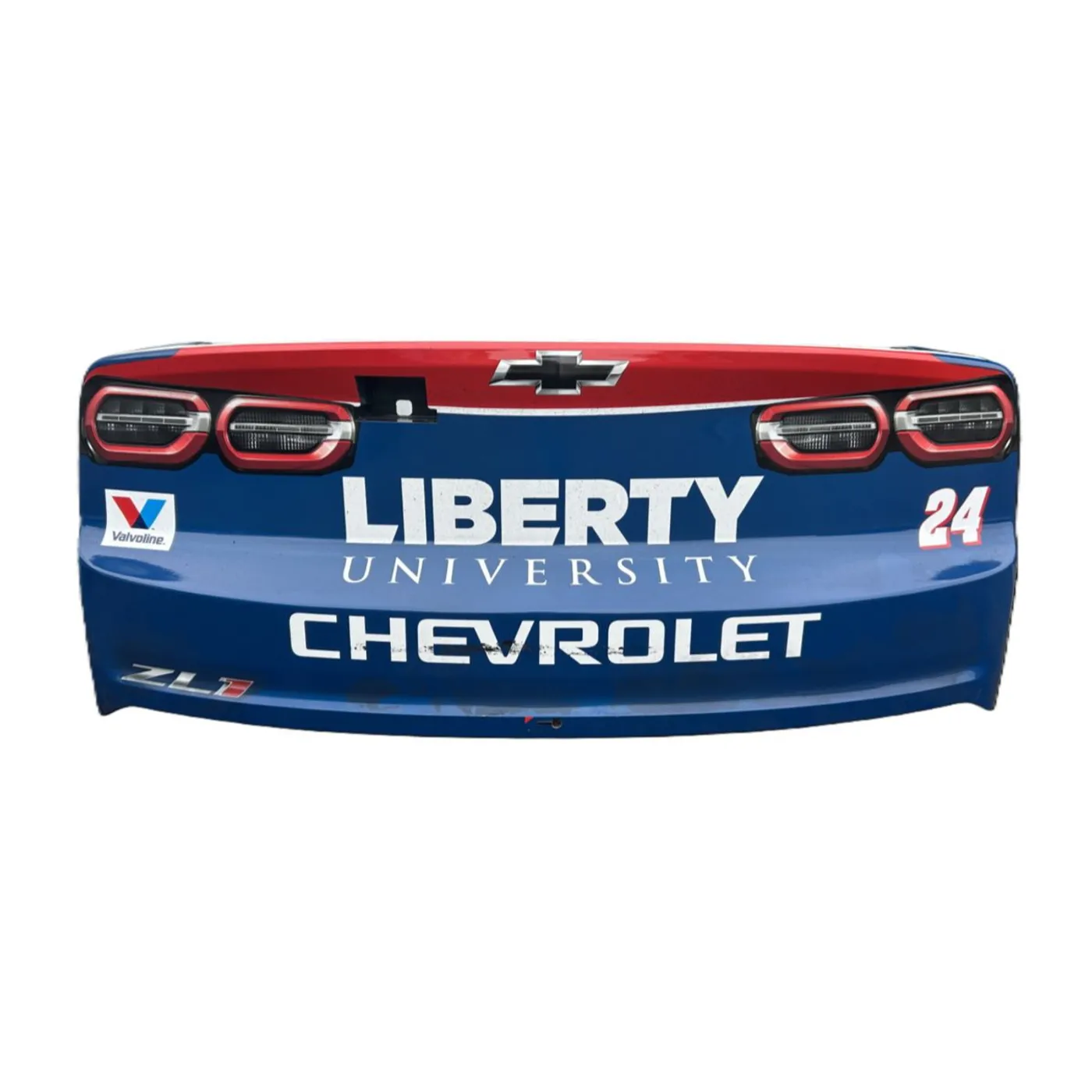 Hendrick Motorsports Race Used 2025 William Byron #24 Liberty Rear Bumper - Richmond, Regular Season Champ Clinching Race