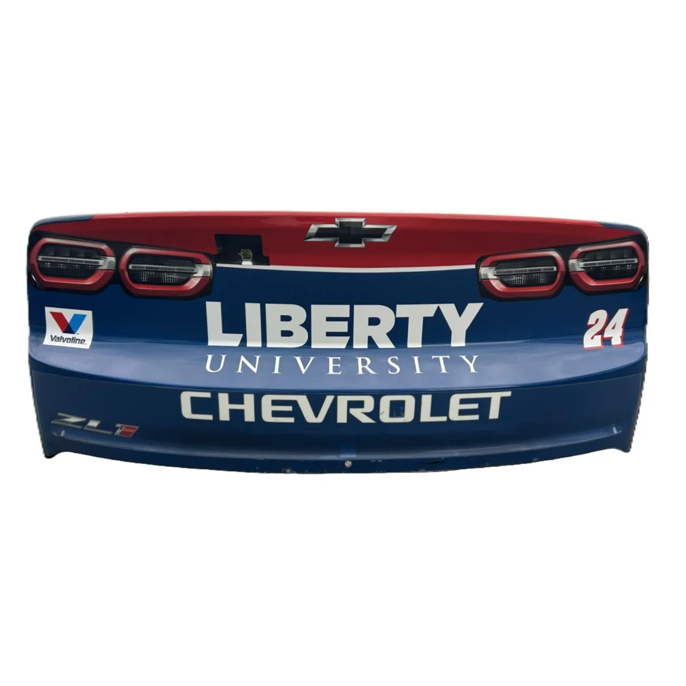 Hendrick Motorsports Race Used 2025 William Byron #24 Liberty Rear Bumper - Daytona 2, Regular Season Champ