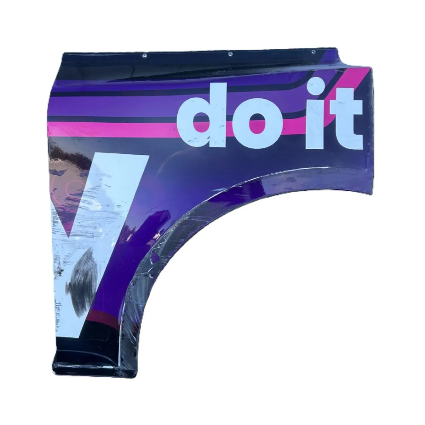 Hendrick Motorsports Race Used 2025 Alex Bowman #48 Ally Partial Left Rear Quarter Panel - Daytona 2