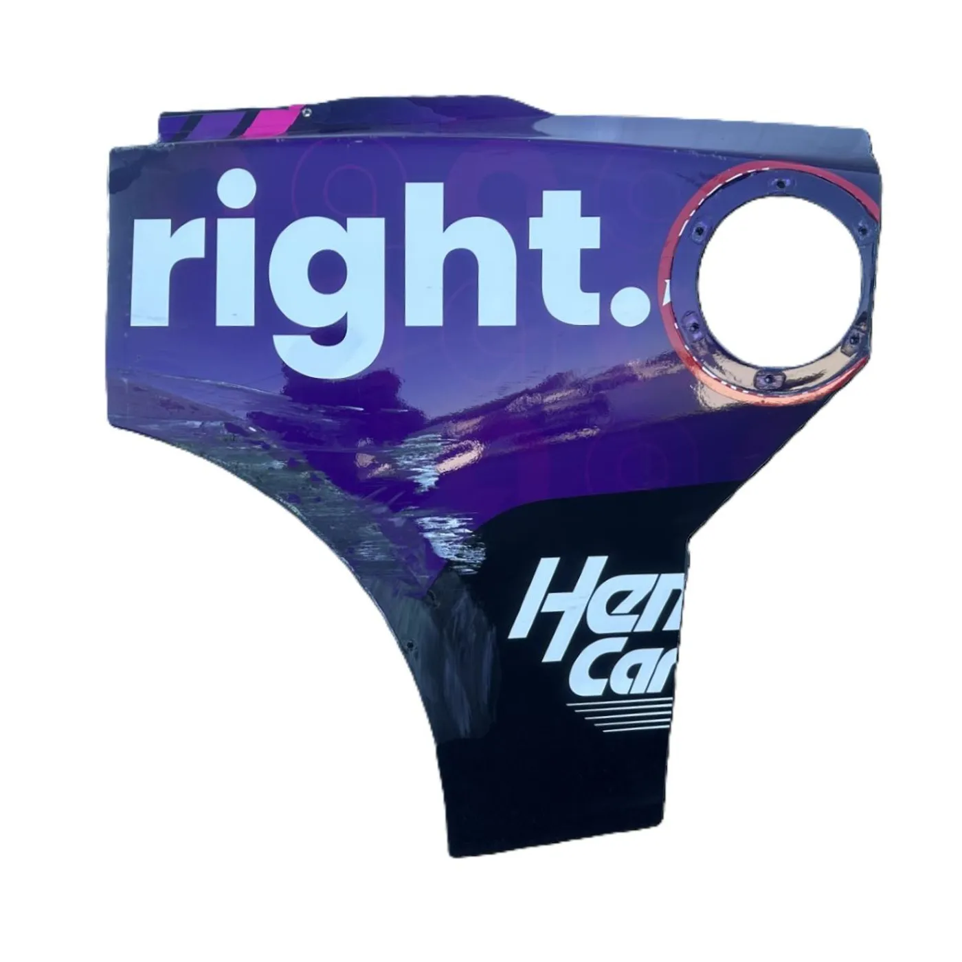 Hendrick Motorsports Race Used 2025 Alex Bowman #48 Ally Partial Left Rear Quarter Panel - Daytona 2