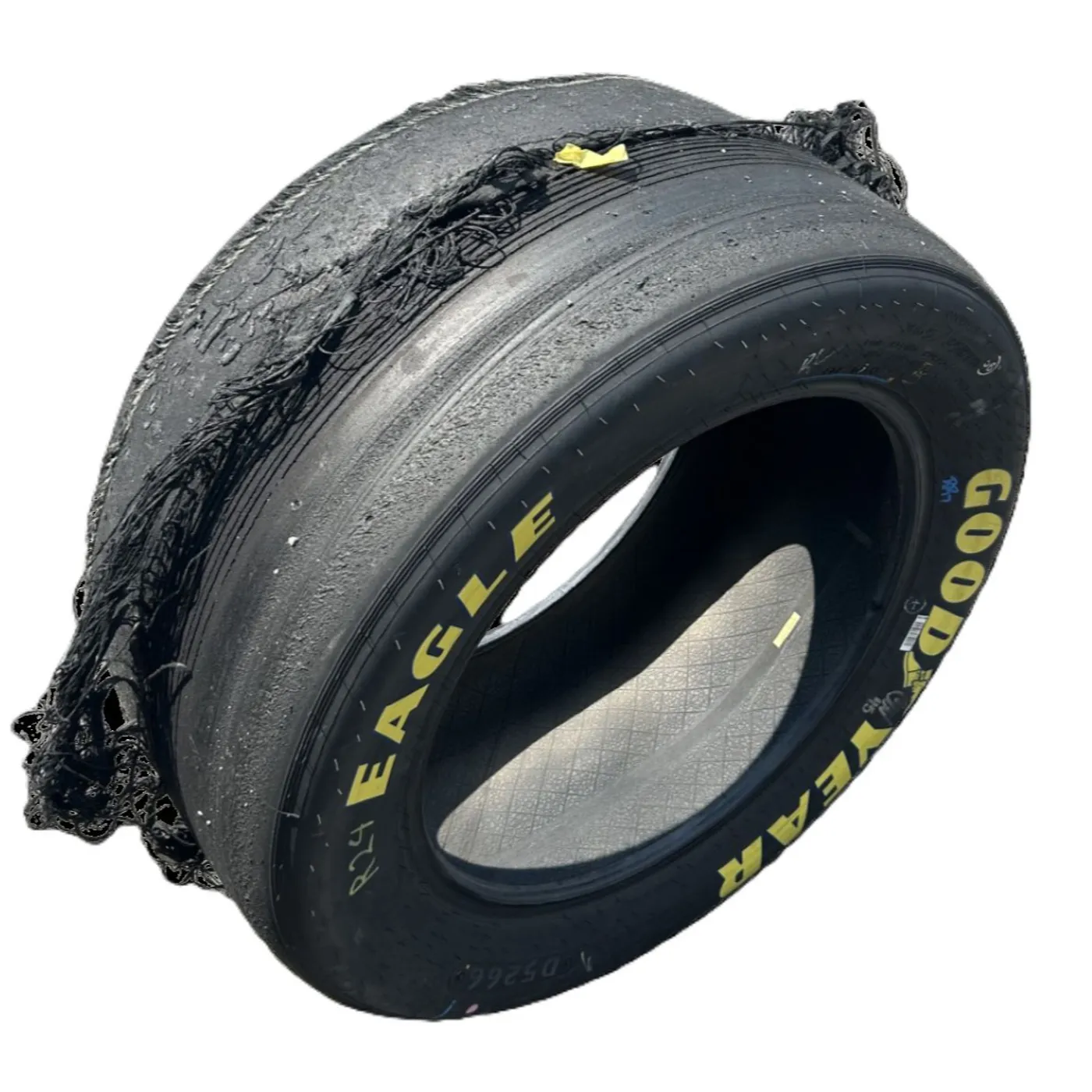Hendrick Motorsports Race Used 2025 William Byron #24 Victory Lane Tire - Iowa Win