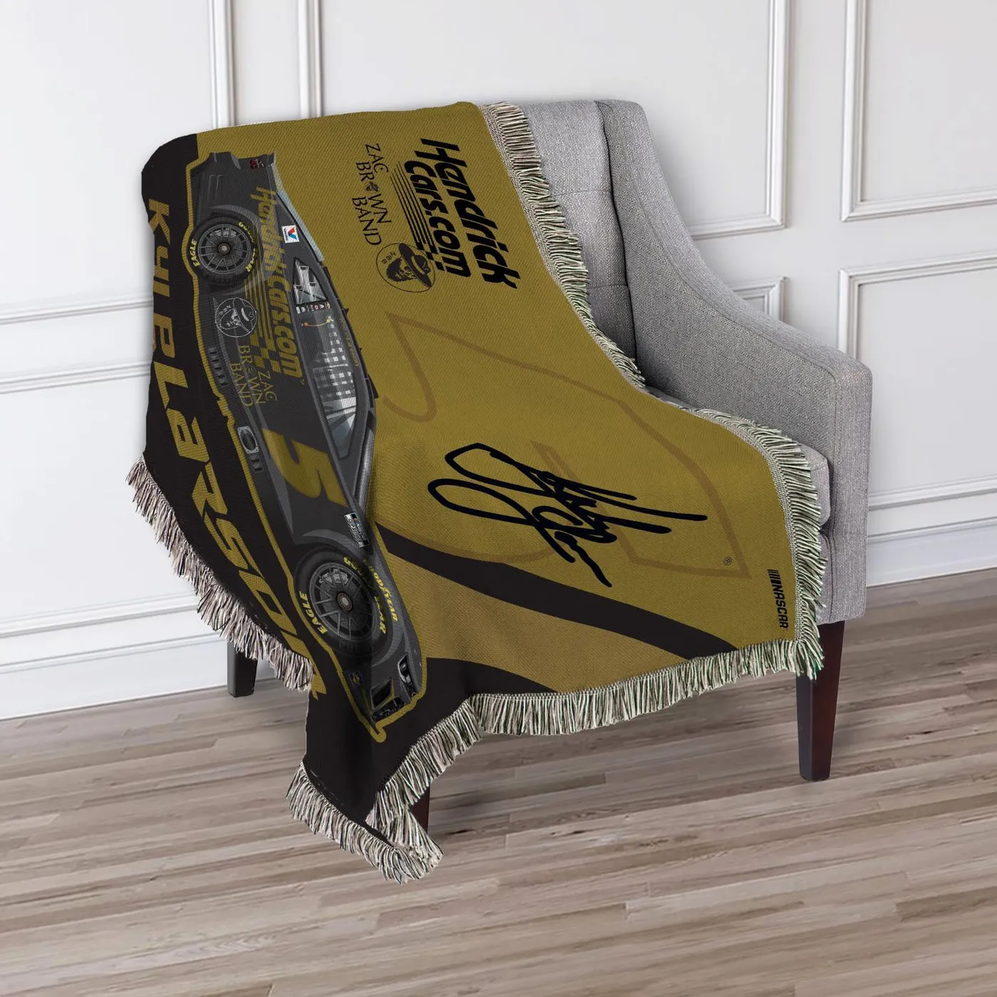 Hendrick Motorsports Kyle Larson #5 / Zac Brown Band Tapestry Throw