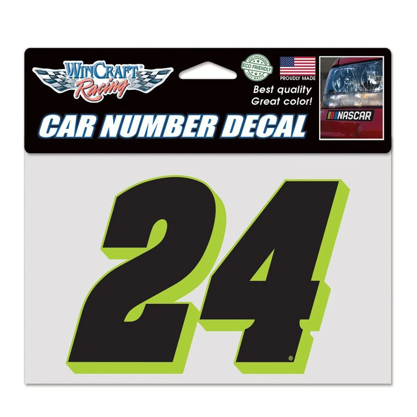 Hendrick Motorsports William Byron #24 2023 Car Number 7" x 4.75" Decal