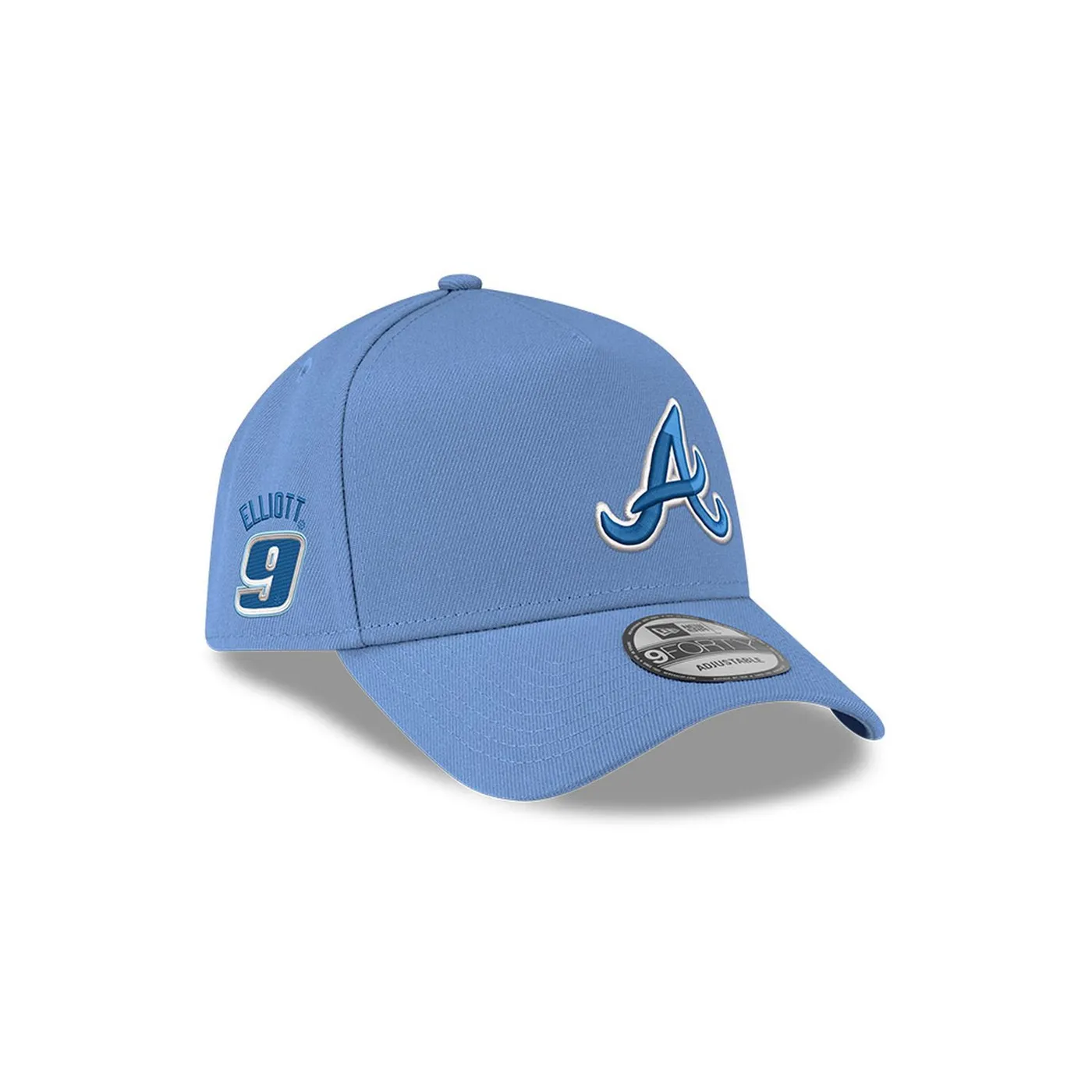 Hendrick Motorsports Chase Elliott #9 Atlanta Braves New Era Sky 9FORTY AF Cap