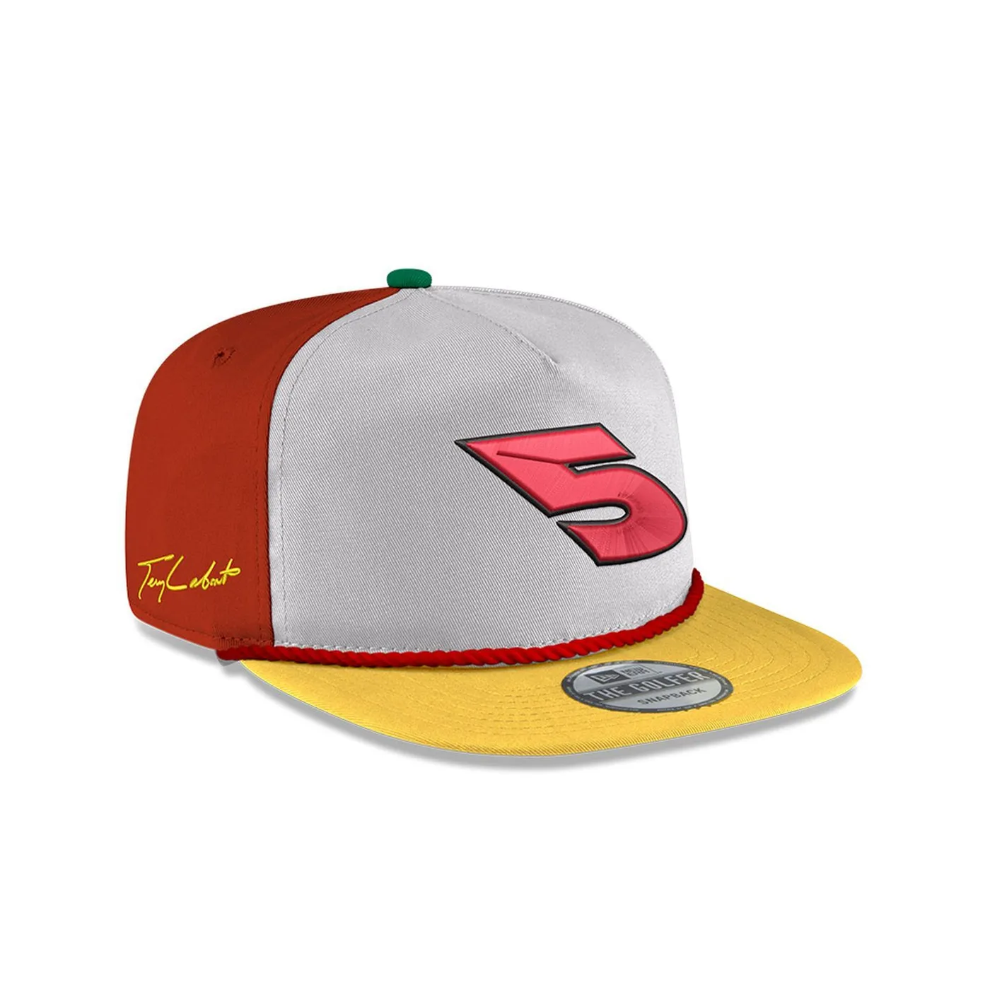 Hendrick Motorsports Terry Labonte #5 New Era Red White & Yellow Golfer Cap