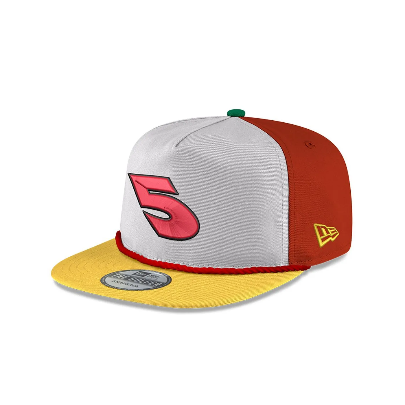 Hendrick Motorsports Terry Labonte #5 New Era Red White & Yellow Golfer Cap