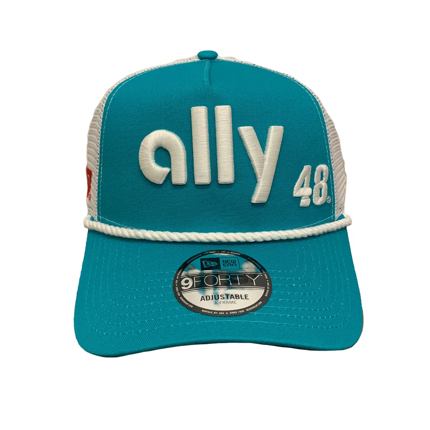 Hendrick Motorsports Alex Bowman #48 Exclusive Daytona Night Race Glow In The Dark New Era 9FORTY AF Rope Trucker Cap