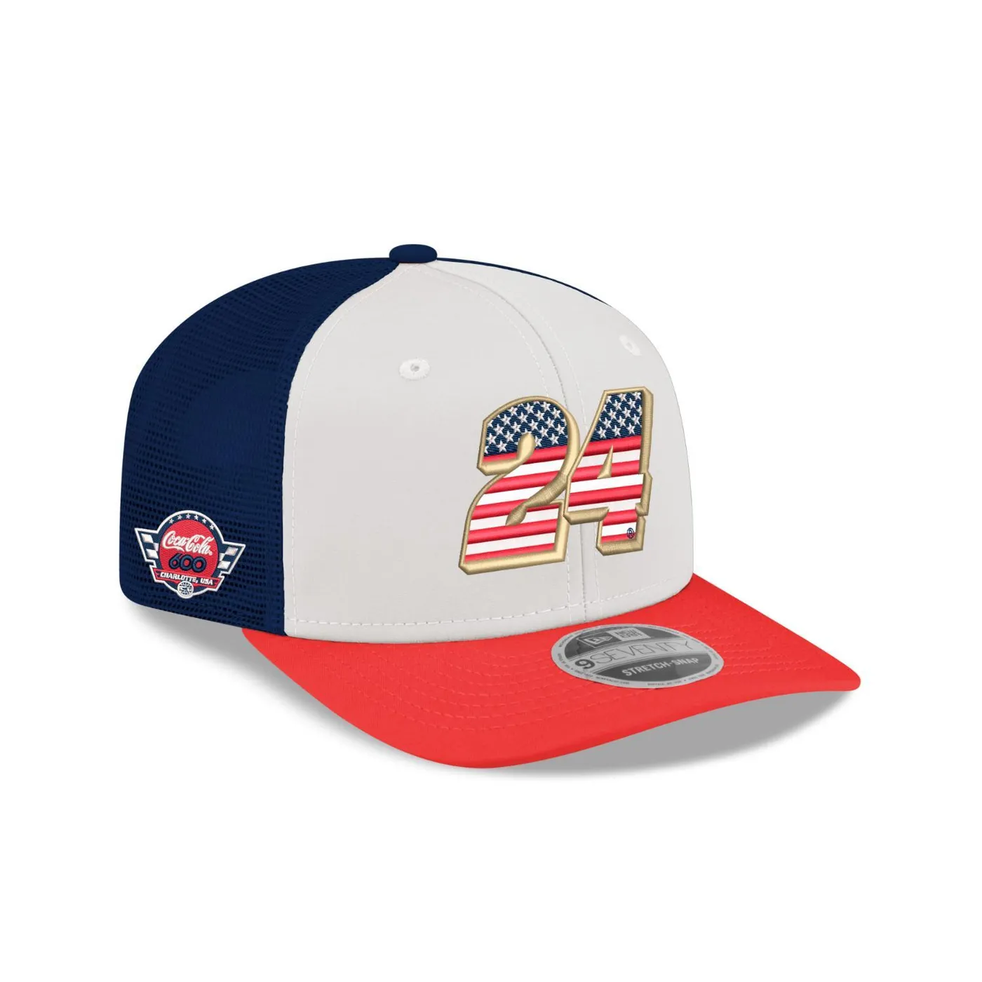 Hendrick Motorsports William Byron #24 2025 Exclusive Coca-Cola 600 New Era 9SEVENTY SS Trucker Cap