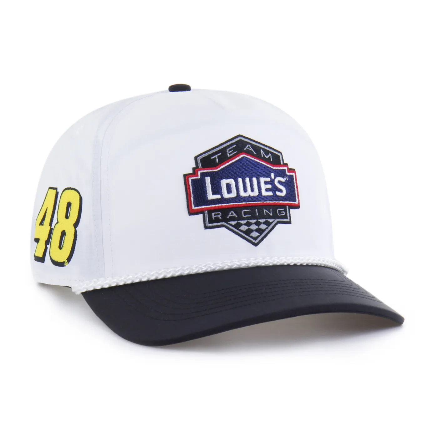 Hendrick Motorsports Jimmie Johnson #48 Lowe's '47 Brand White Crown Brrr Rope Hitch Hat