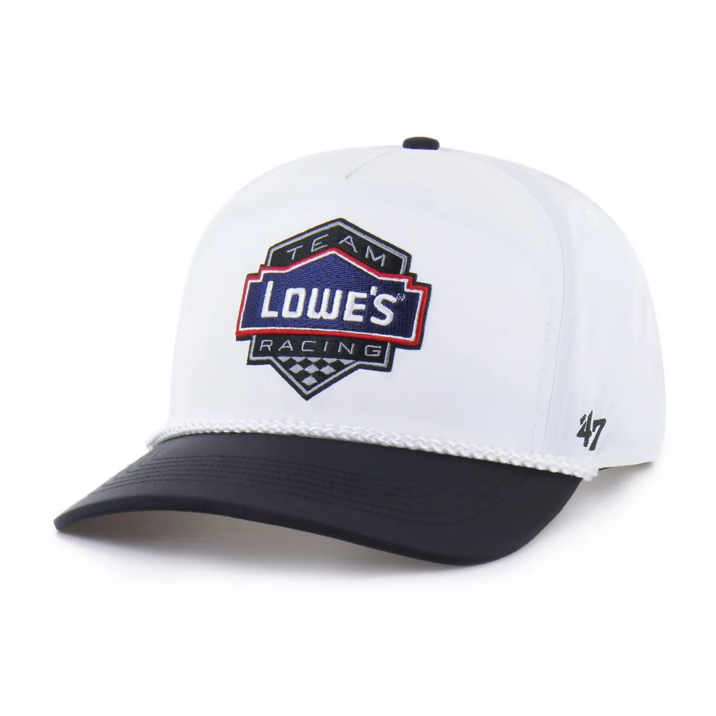 Hendrick Motorsports Jimmie Johnson #48 Lowe's '47 Brand White Crown Brrr Rope Hitch Hat