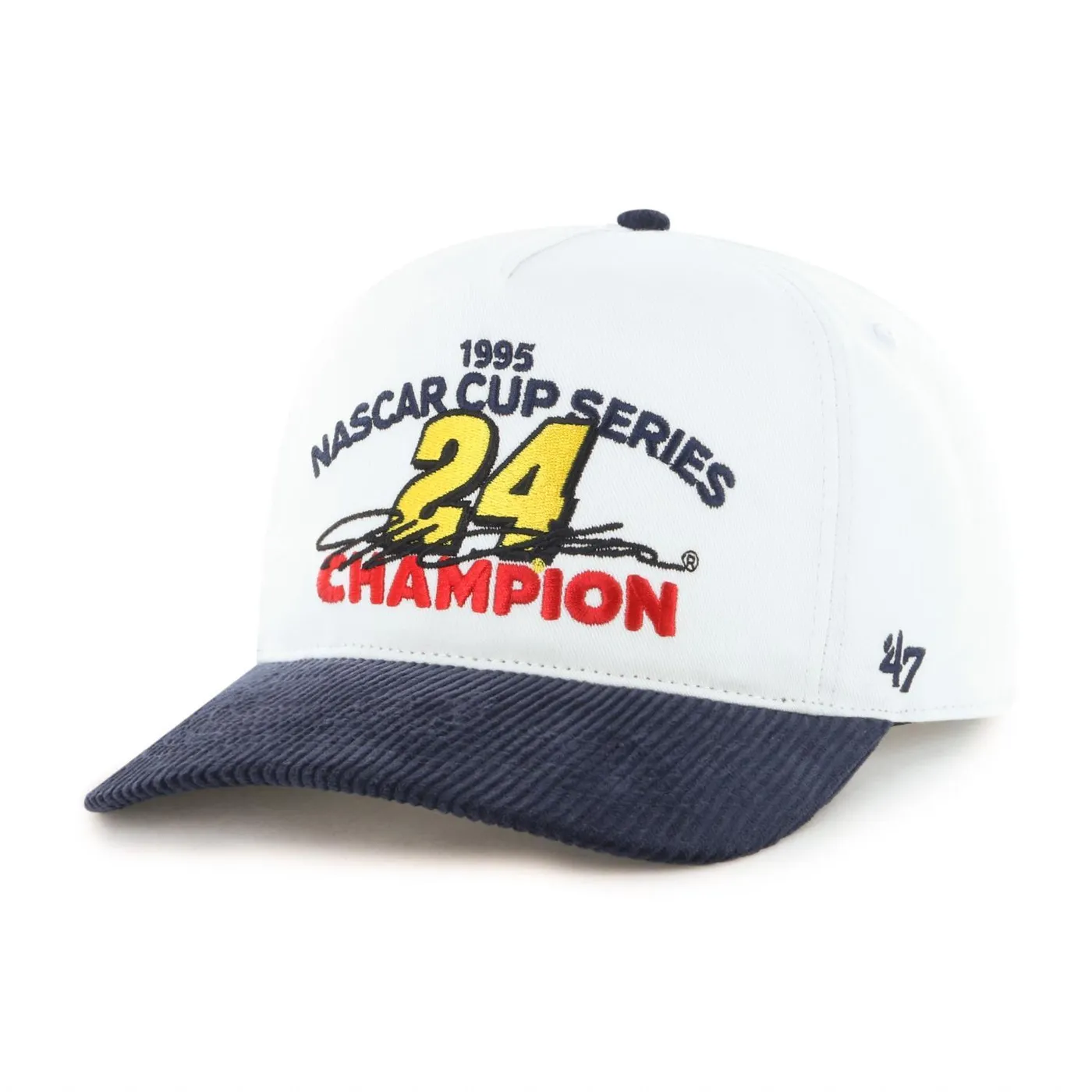 Hendrick Motorsports Jeff Gordon #24 1995 NASCAR Cup Champion '47 Brand 2-Tone Corduroy Hitch Hat