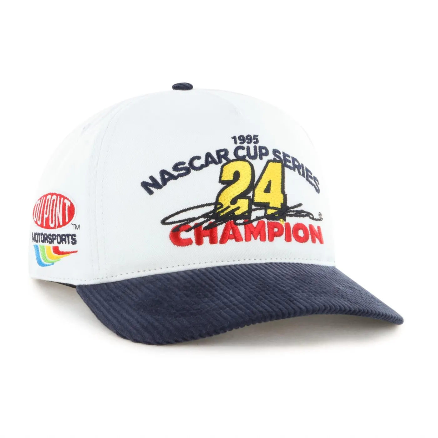 Hendrick Motorsports Jeff Gordon #24 1995 NASCAR Cup Champion '47 Brand 2-Tone Corduroy Hitch Hat