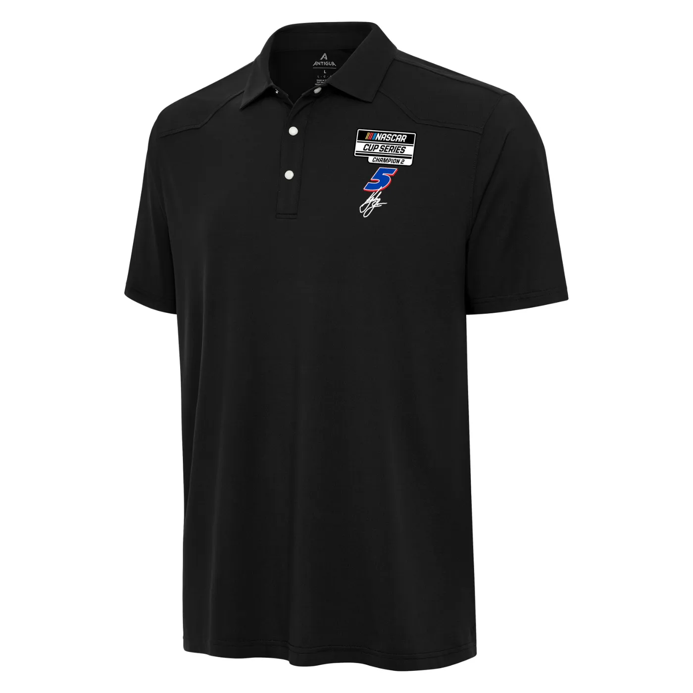 Hendrick Motorsports Kyle Larson #5 2X Champion Men's Western Polo