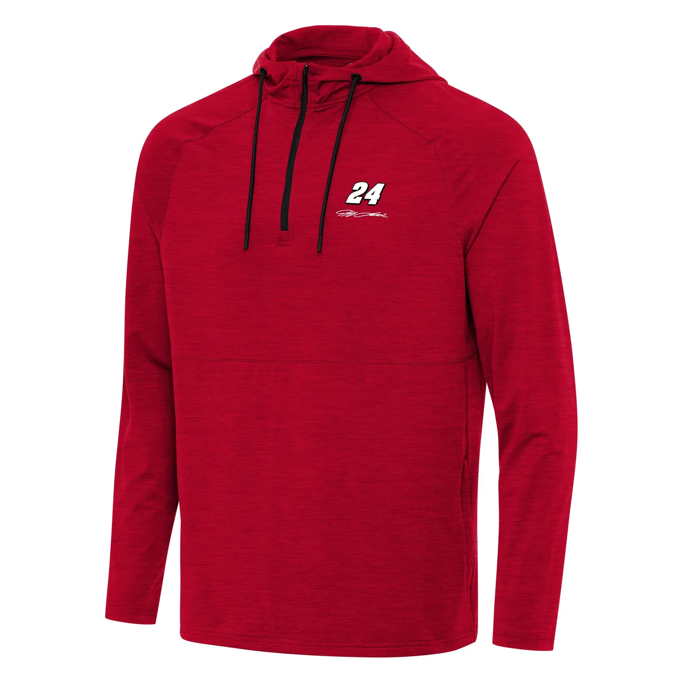 Hendrick Motorsports Jeff Gordon #24 Spikes 2 1/4 Zip Pullover - Dark Red Heather