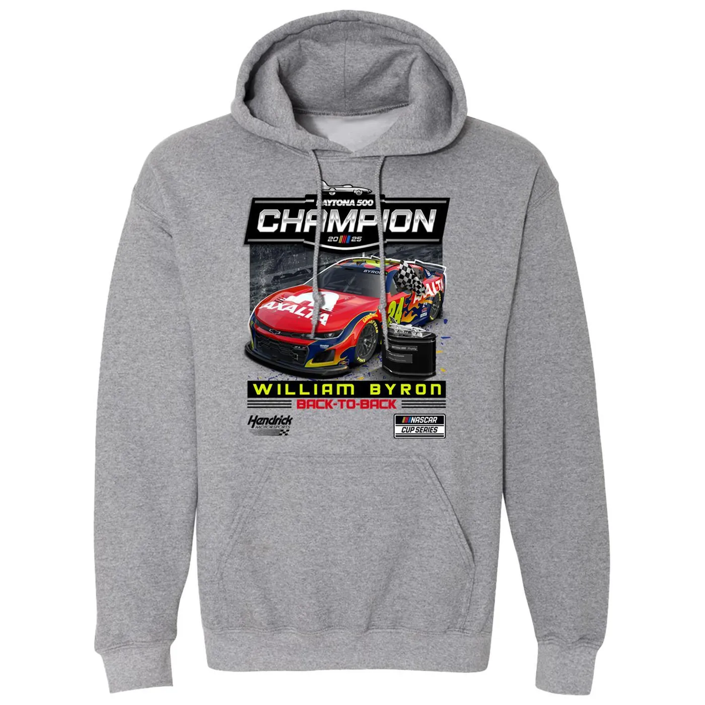 Hendrick Motorsports William Byron #24 2025 Official NASCAR Daytona 500 Winner Hoodie