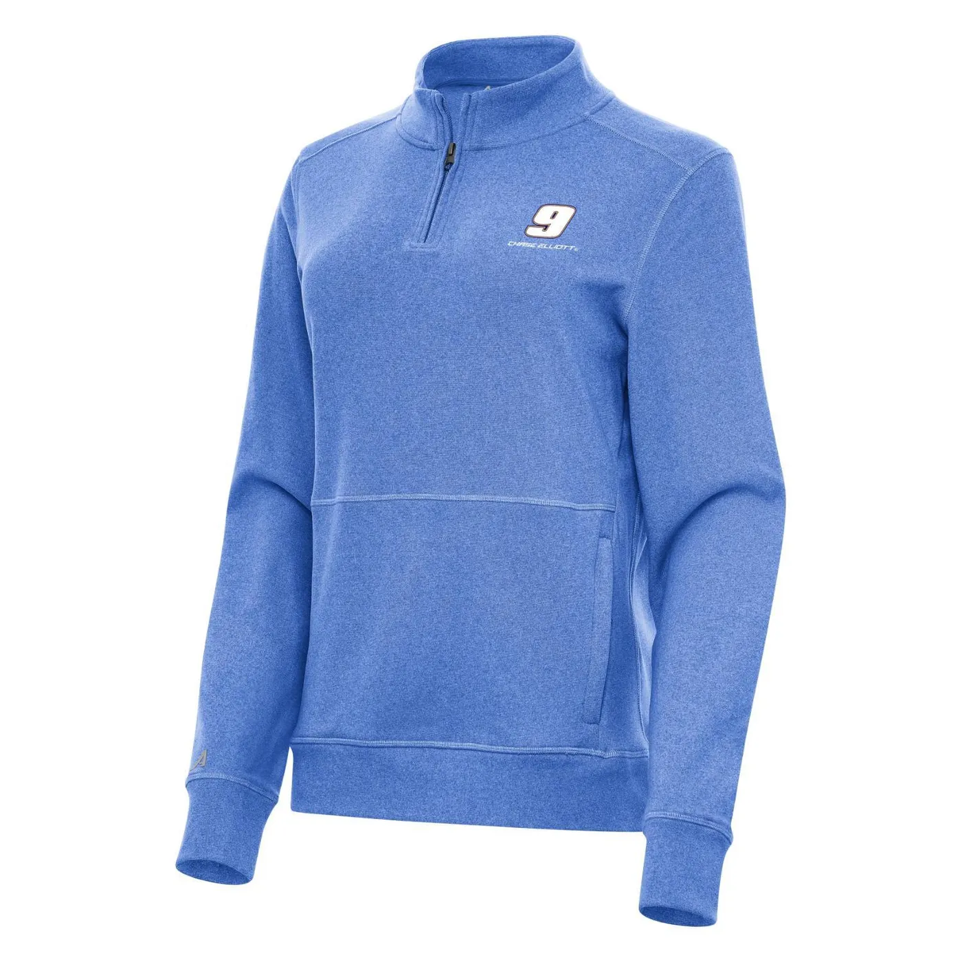 Hendrick Motorsports Chase Elliott #9 Women's Crush 1/4 Zip Pullover - Dark Royal Heather