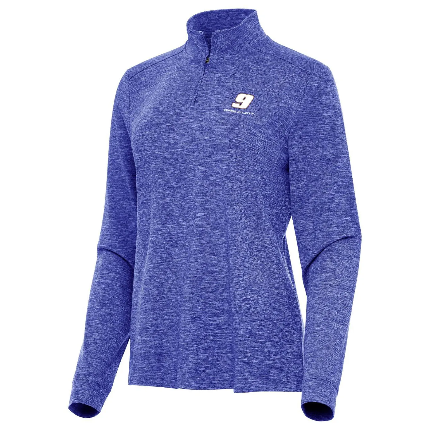 Hendrick Motorsports Chase Elliott #9 Women's Mentor 1/4 Zip Pullover - Dark Royal Heather