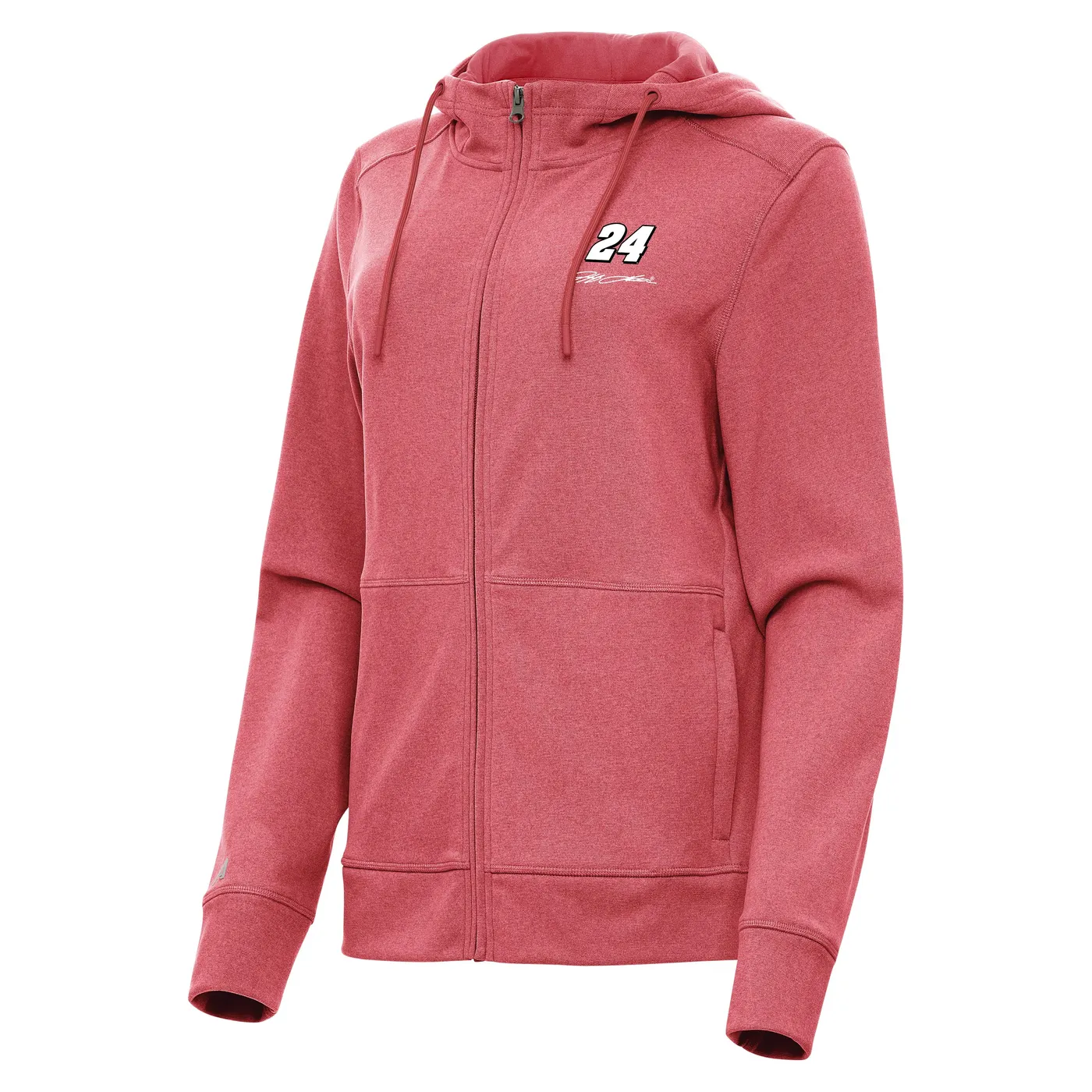 Hendrick Motorsports Jeff Gordon #24 Women's Seeker FZ Hoodie - Dark Red Heather