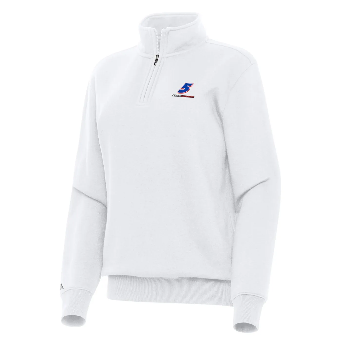 Hendrick Motorsports Kyle Larson #5 Women's Victory 1/4 Zip Pullover - White