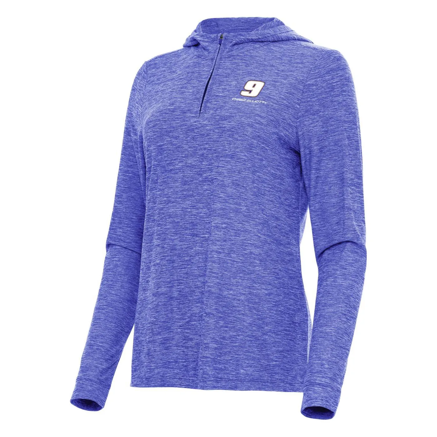 Hendrick Motorsports Chase Elliott #9 Women's Daybreak 1/4 Zip Hoodie - Dark Royal Heather