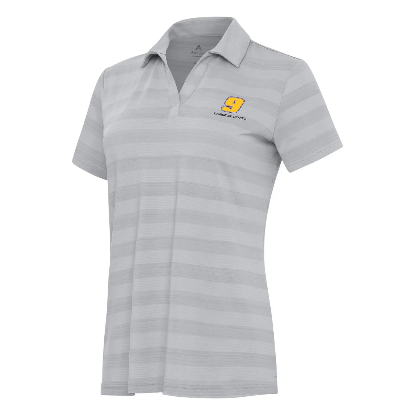 Hendrick Motorsports Chase Elliott #9 Women's Tunnel Polo - Grey Multi