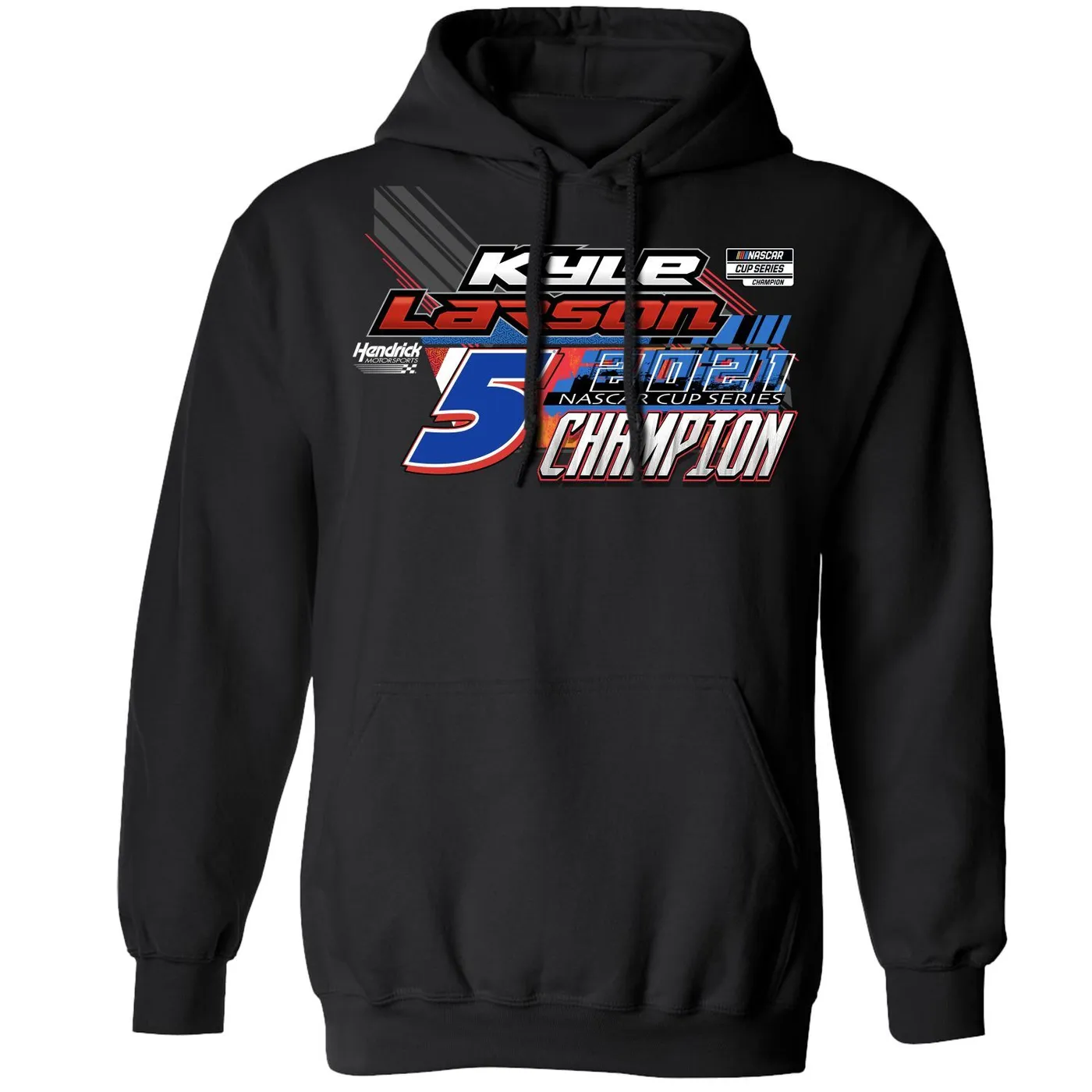 Hendrick Motorsports Kyle Larson 2021 NASCAR Championship Hoodie - Black