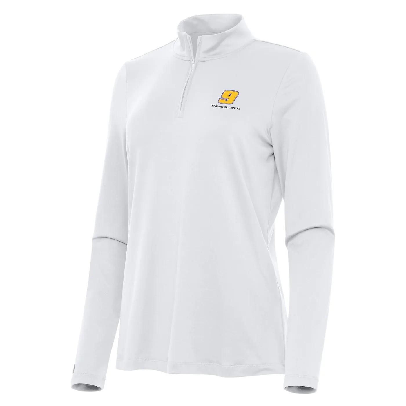 Hendrick Motorsports Chase Elliott #9 Women's Reprocess 1/4 Zip PO - White