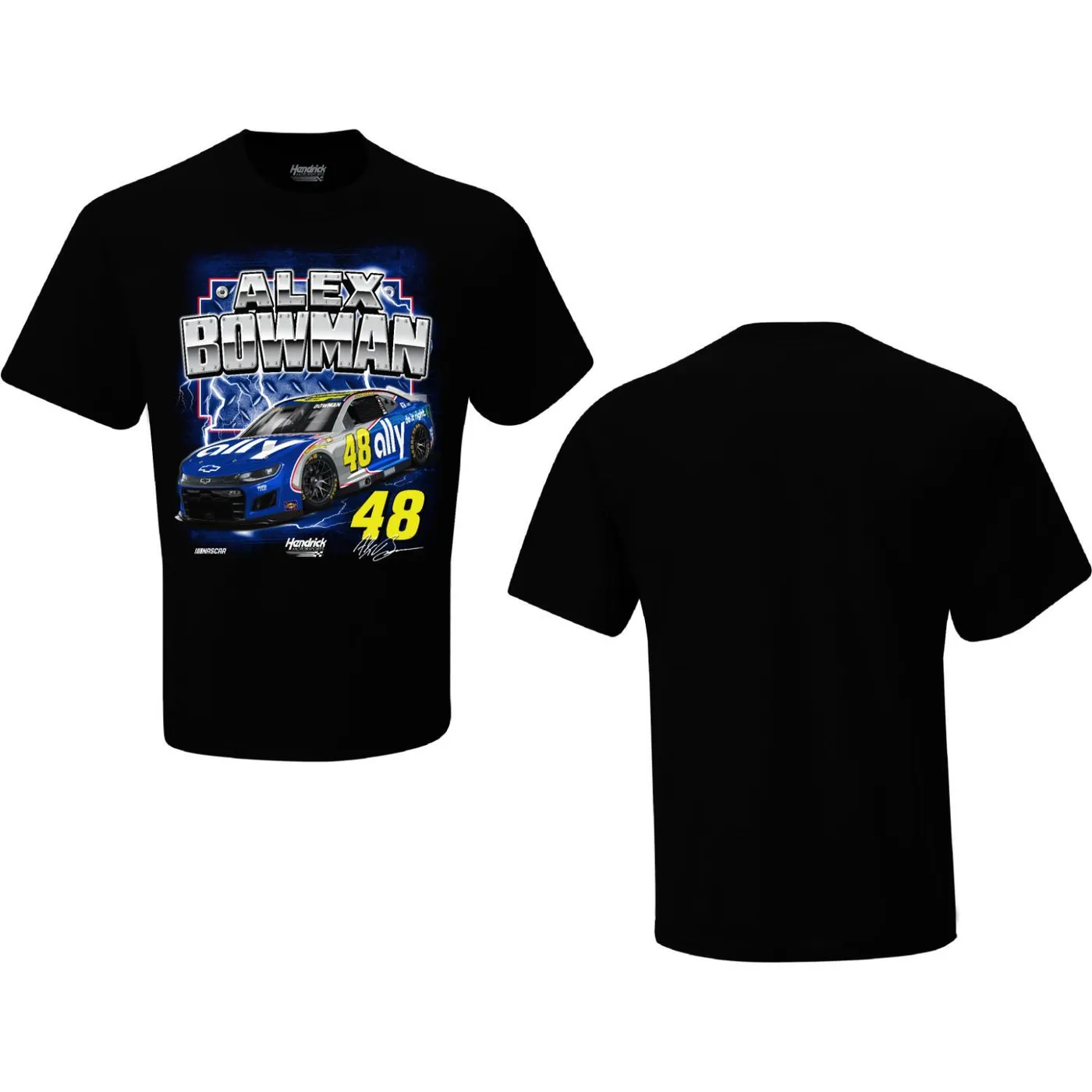 Hendrick Motorsports Alex Bowman #48 2024 Ally Darlington Throwback T-shirt