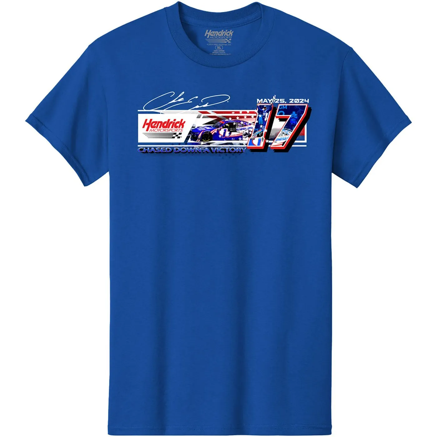 Hendrick Motorsports Chase Elliott #17 2024 NXS Charlotte Spring RACE WIN T-shirt