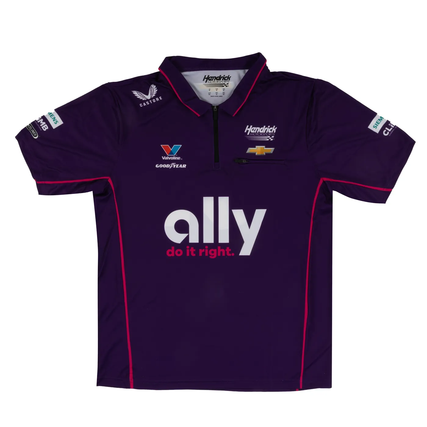 Hendrick Motorsports Alex Bowman #48 Castore Ally Polo Shirt
