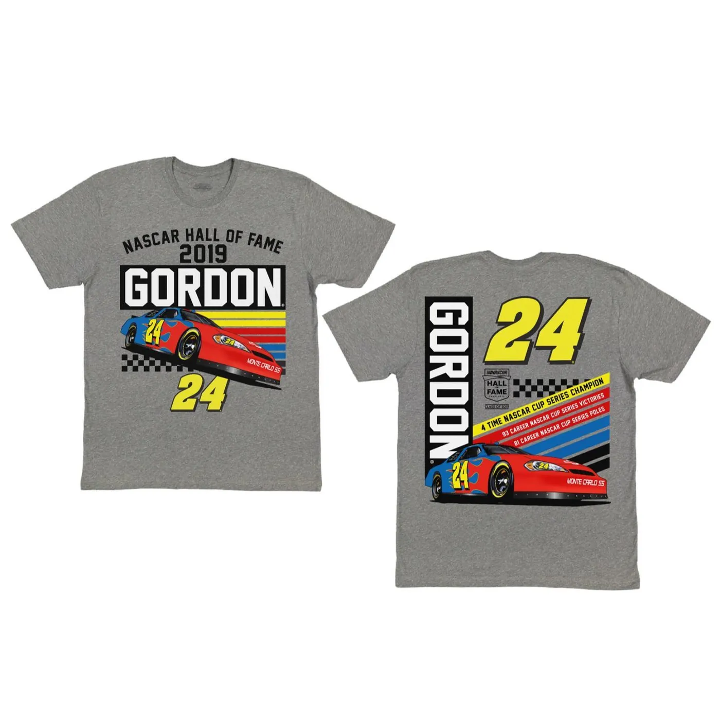 Hendrick Motorsports Jeff Gordon #24 2019 Hall of Fame T-shirt