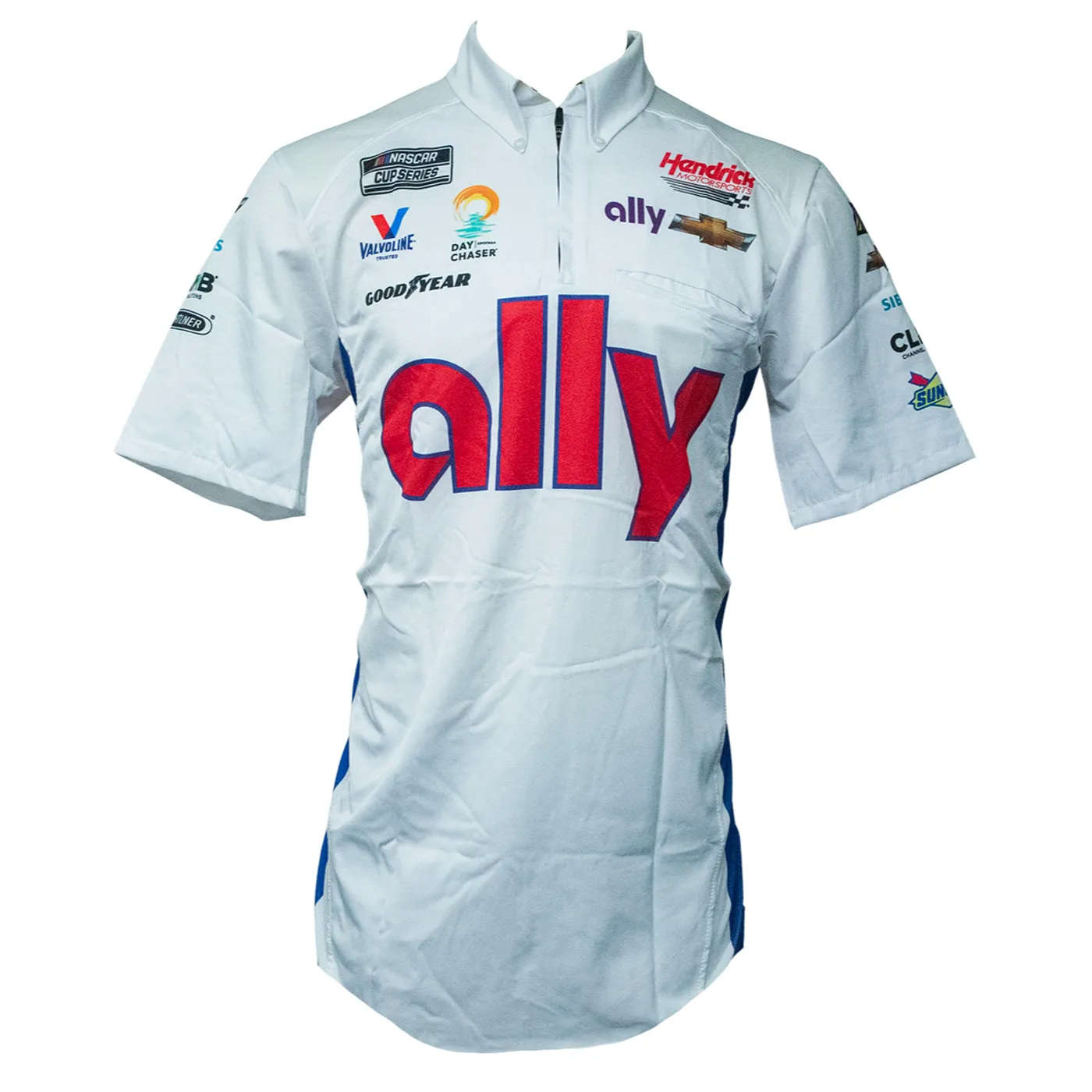 Hendrick Motorsports 2023 Alex Bowman #48 Ally Detroit Pistons Track Shirt