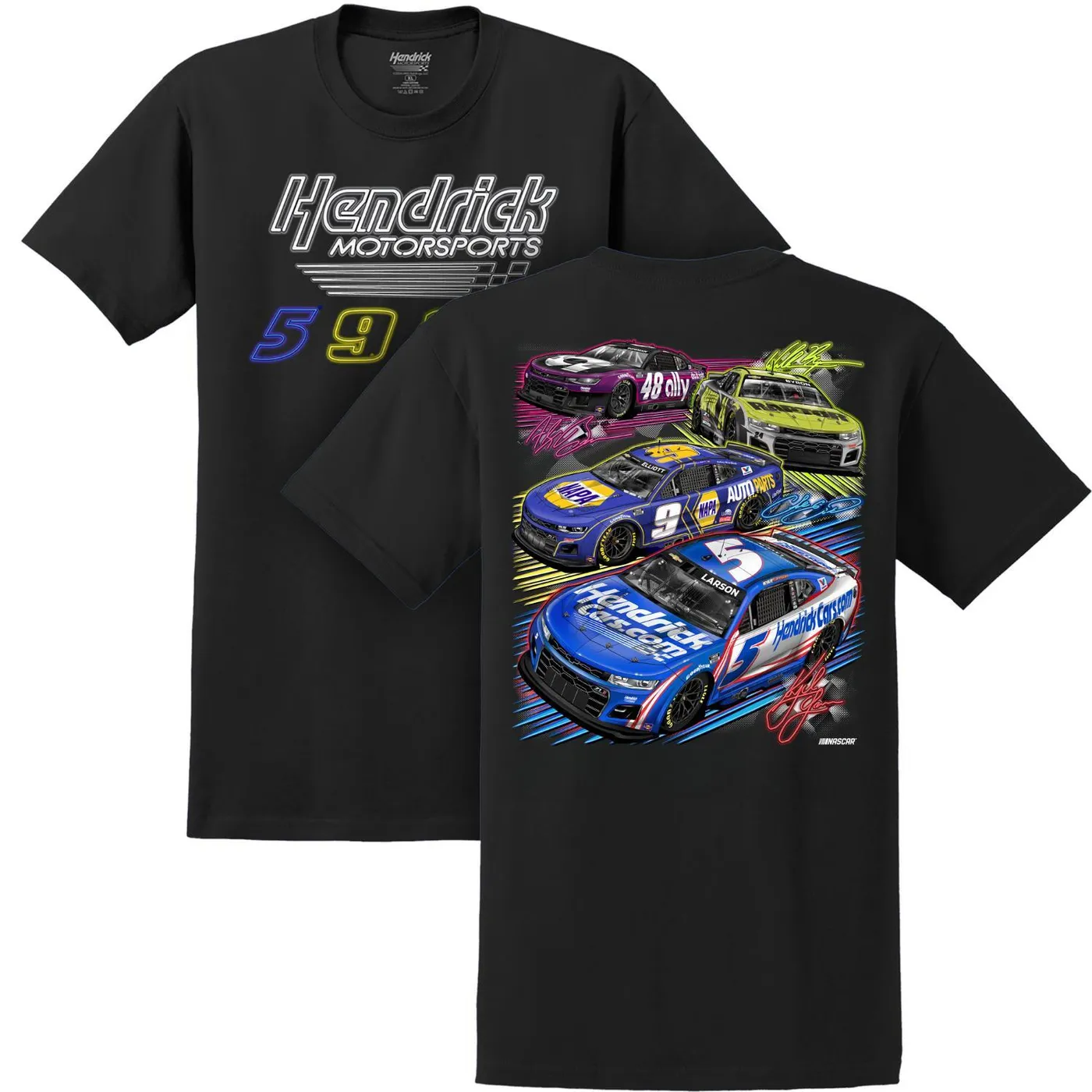 Hendrick Motorsports 2025 4 Car T-shirt
