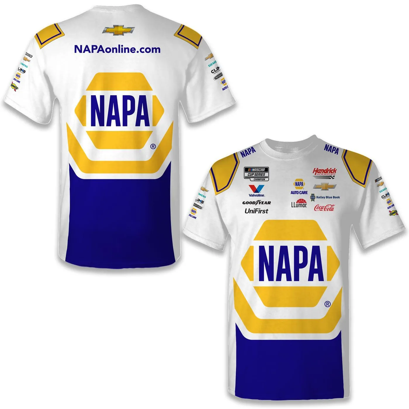 Hendrick Motorsports Chase Elliott #9 2025 NAPA Sublimated Uniform T-shirt