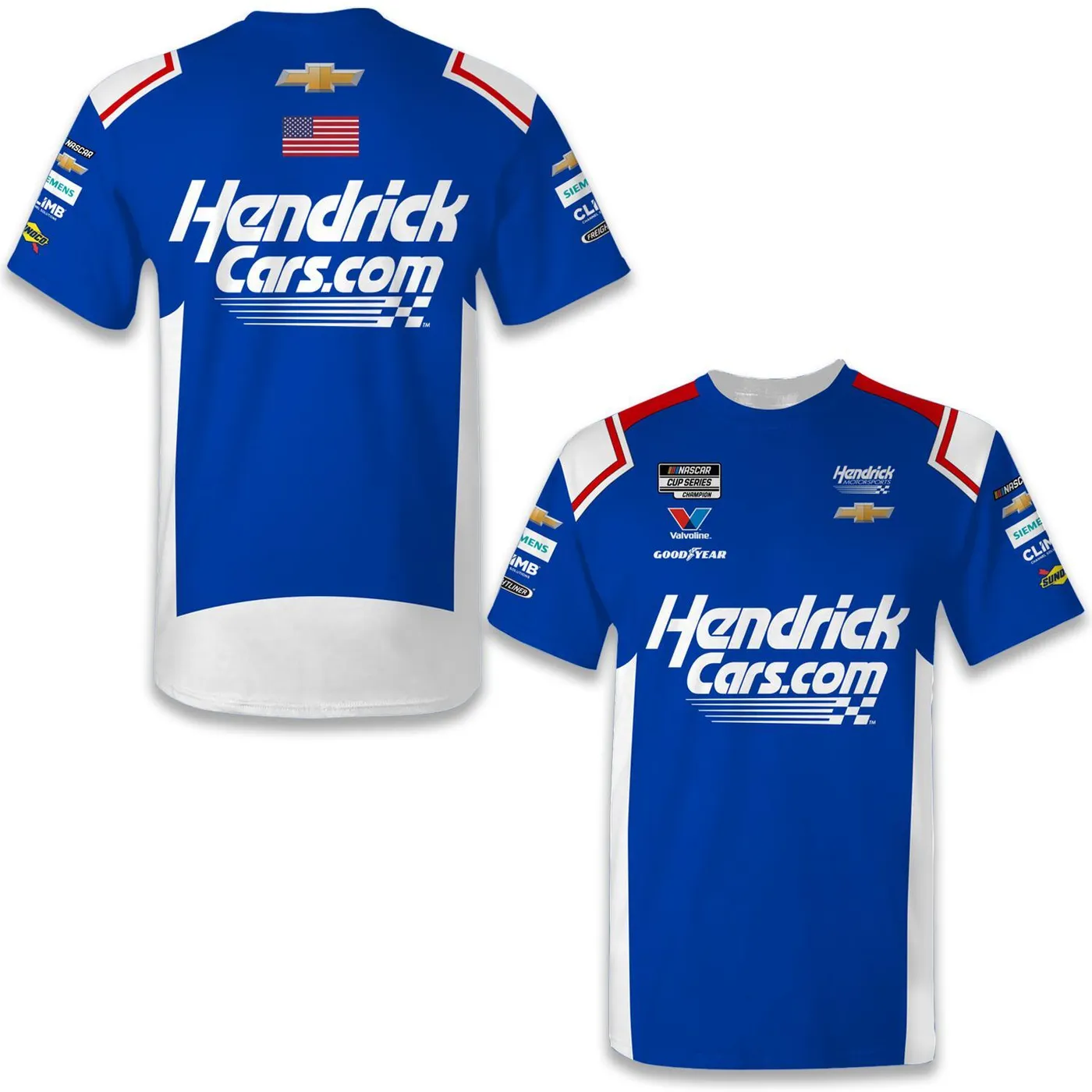 Hendrick Motorsports Kyle Larson #5 2025 HendrickCars.com Sublimated Uniform T-shirt