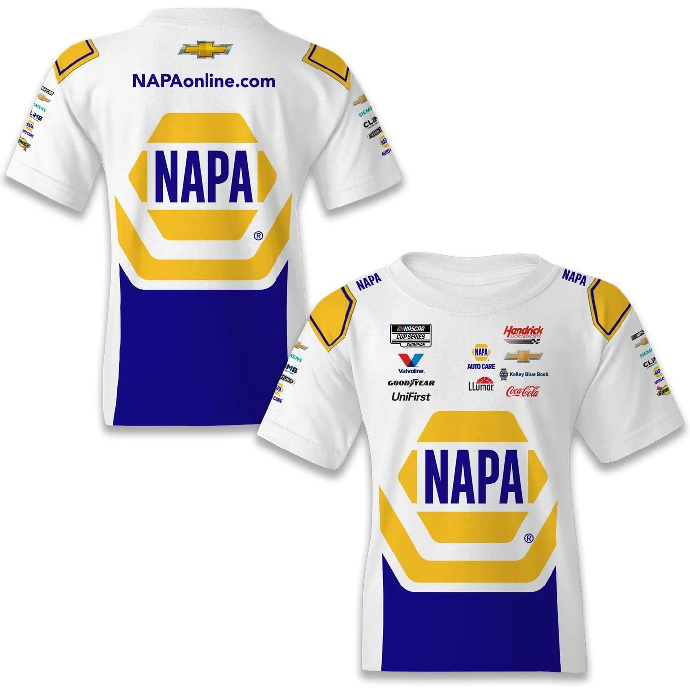 Hendrick Motorsports Chase Elliott #9 2025 NAPA Youth Sublimated Uniform T-shirt