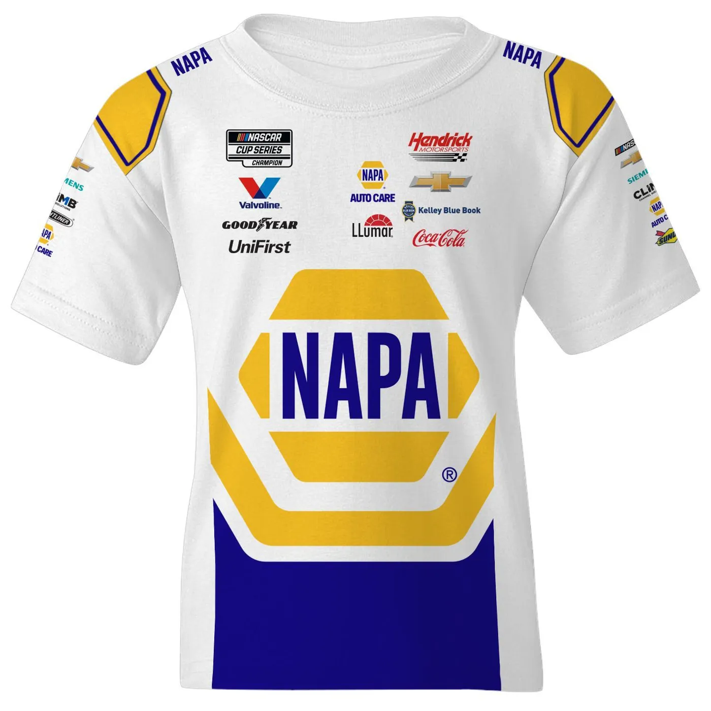 Hendrick Motorsports Chase Elliott #9 2025 NAPA Youth Sublimated Uniform T-shirt